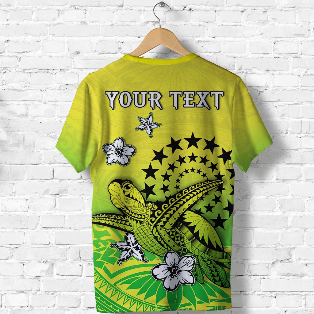 Custom Cook Islands T Shirt Loved Polynesian Turtle LT13 - Wonder Print Shop