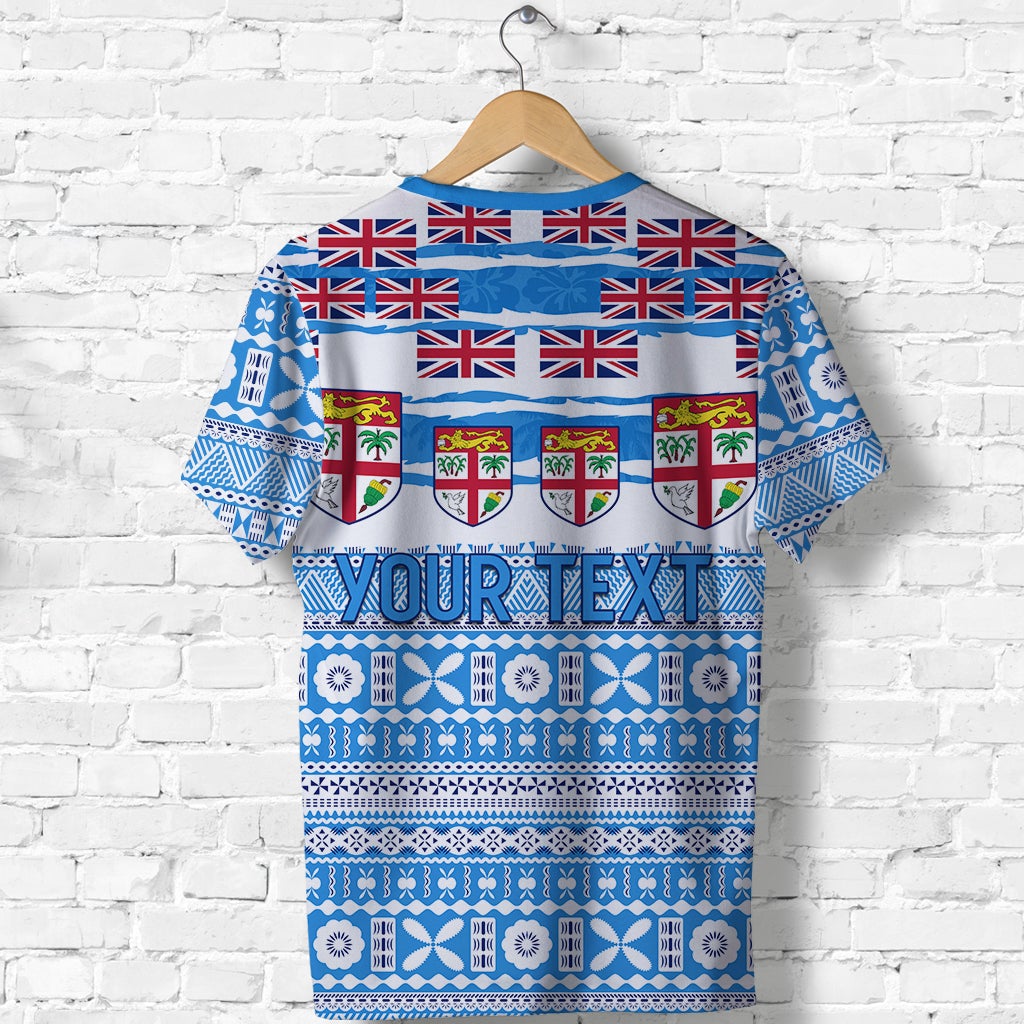 Custom Fiji Polynesian T Shirt Fijian Tropical Flowers LT13 - Wonder Print Shop