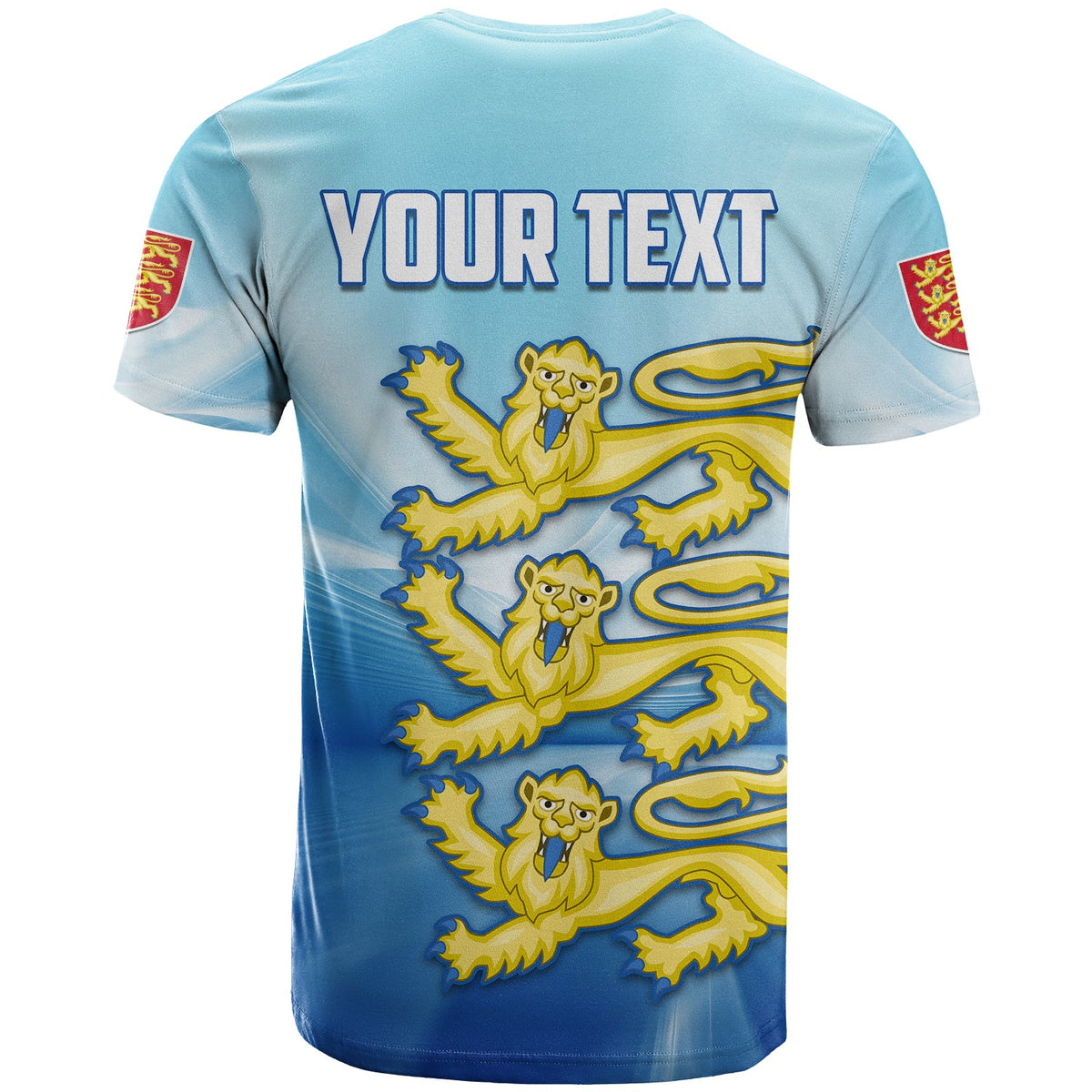 Custom England T Shirt Football 2022 Come On Champions LT13 - Wonder Print Shop