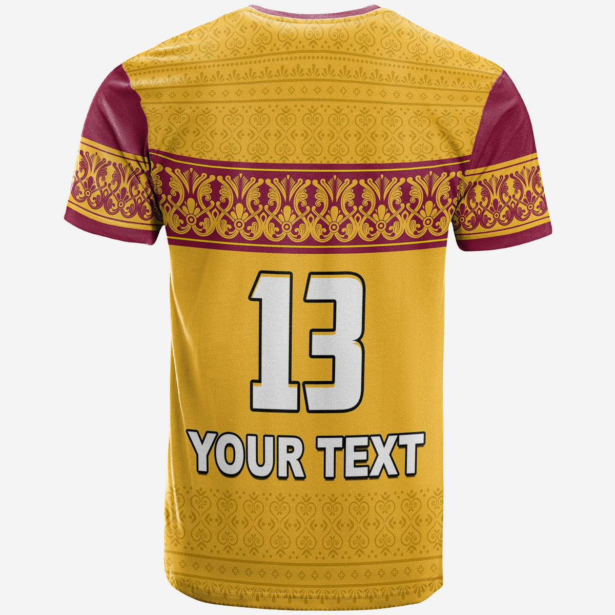 Custom Sri Lanka T Shirt Traditional Pattern and Lion Flag LT13 - Wonder Print Shop