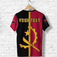 Custom Angola T Shirt Star and Flag Style Sporty LT13 - Wonder Print Shop