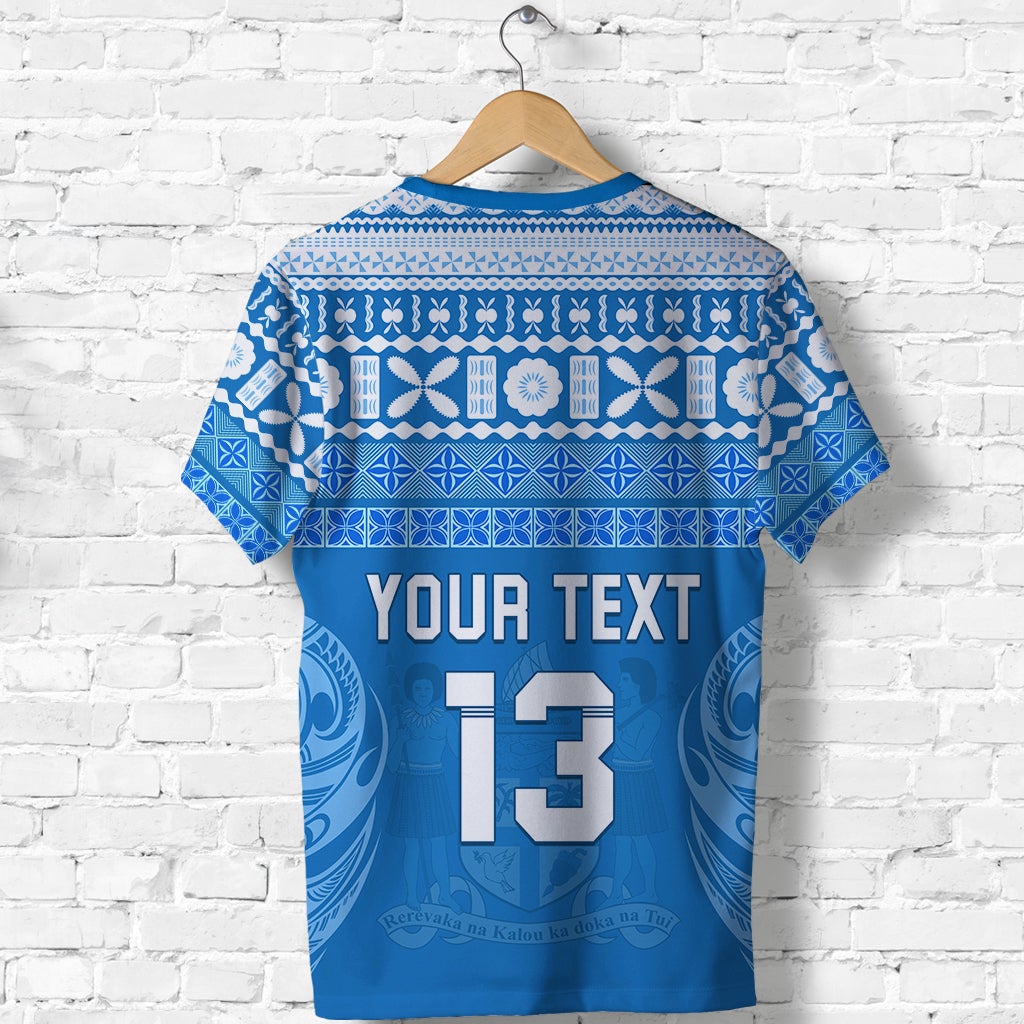 Custom Bula Fiji T Shirt Tapa Pattern LT13 - Wonder Print Shop