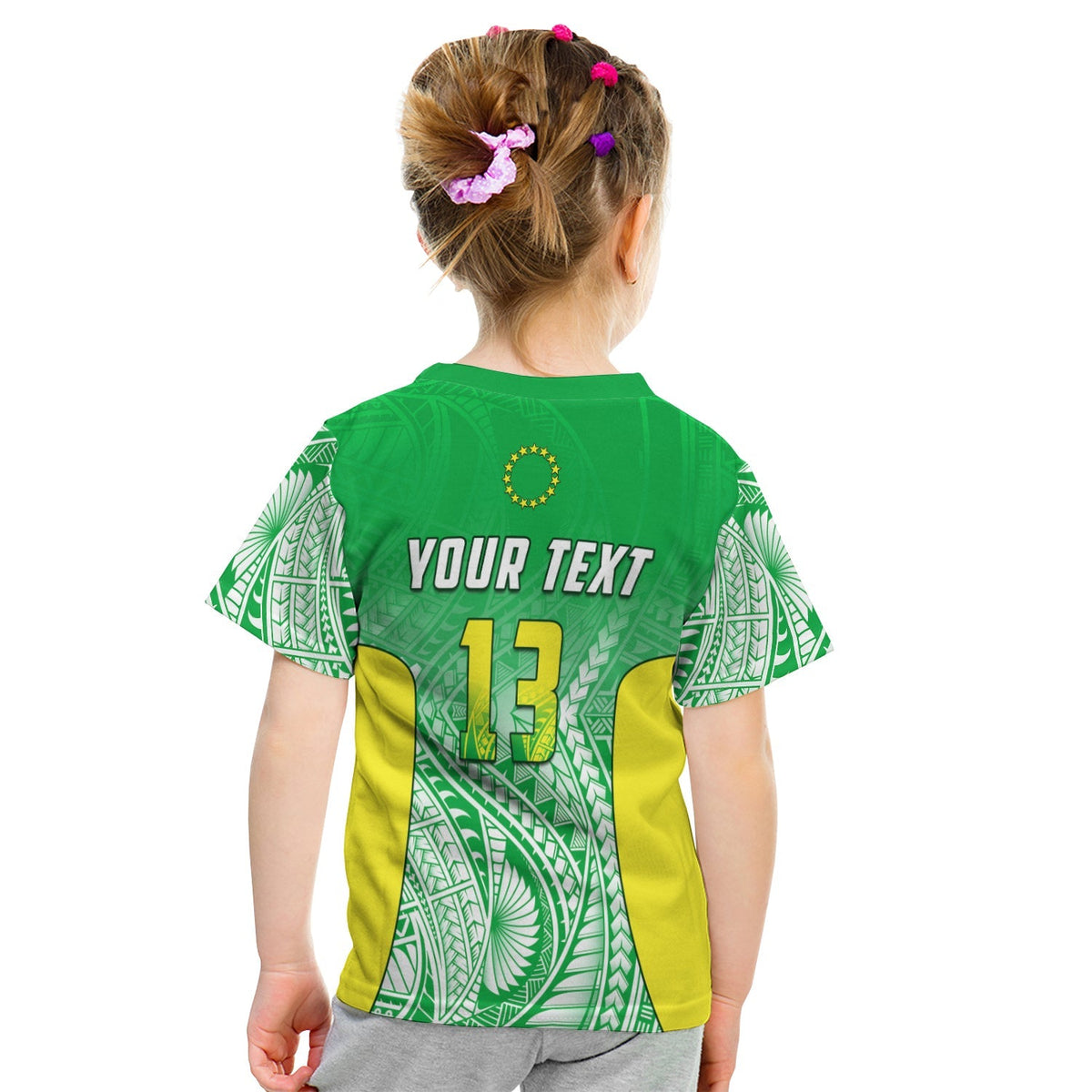 Custom Cook Islands T Shirt KID Pattern Be Unique LT13 - Wonder Print Shop