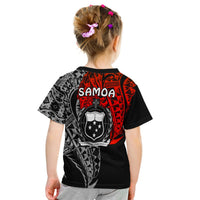 Custom Siva Samoa T Shirt KID Samoan Dance Mix Red Polynesian LT13 - Wonder Print Shop