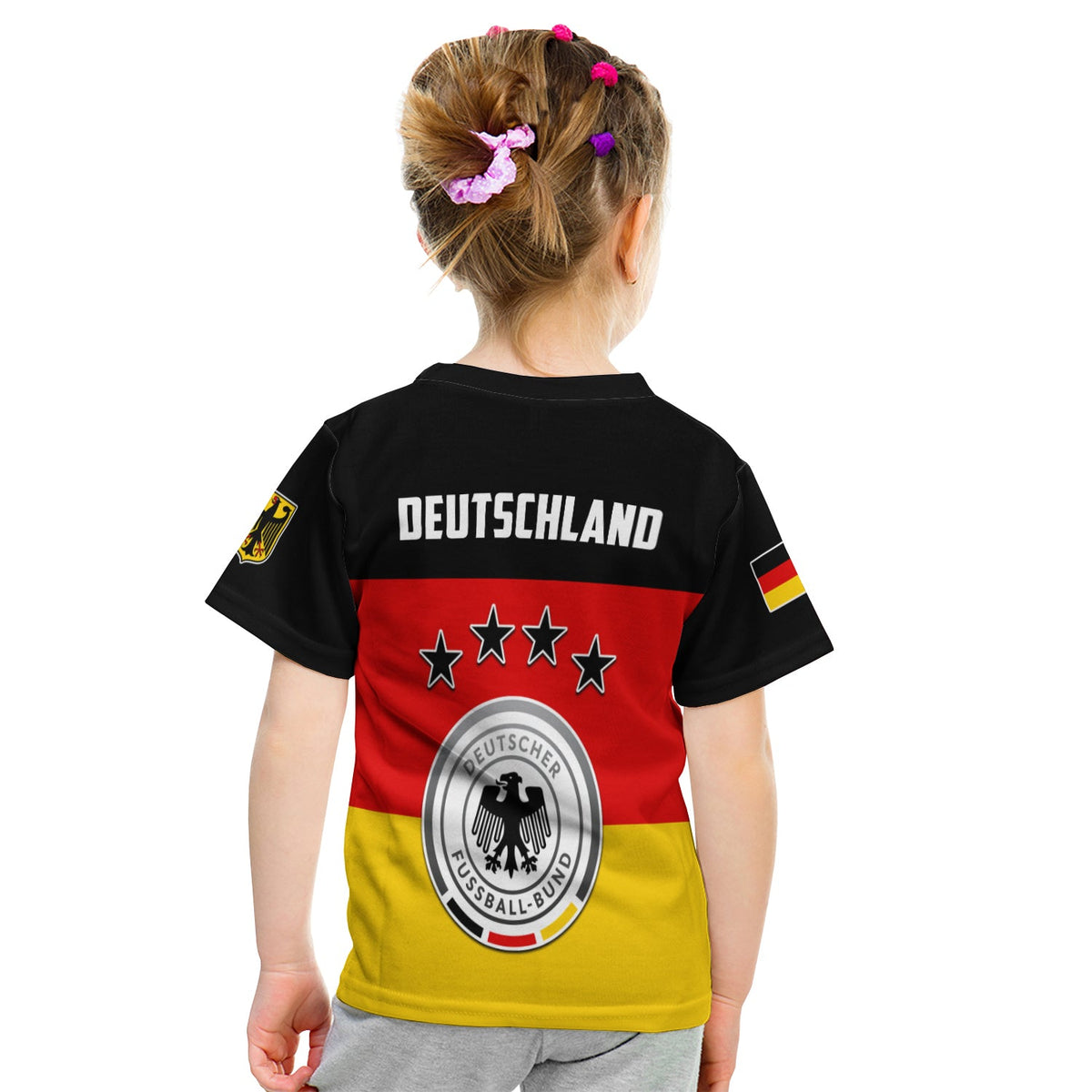 Germany Football T Shirt KID Deutschland Sporty Style LT13 - Wonder Print Shop