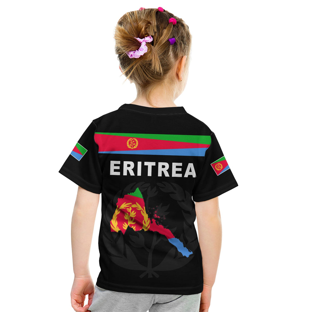 Custom Asmara Eritrean T Shirt Eritrea Lion Proud Olive Symbol LT13 - Wonder Print Shop