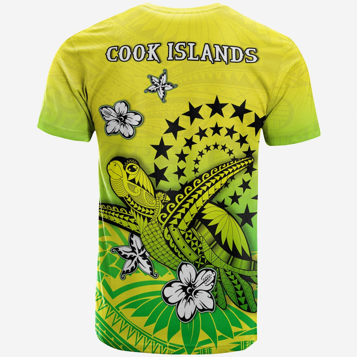 Cook Islands T Shirt Loved Polynesian Turtle LT13 - Wonder Print Shop