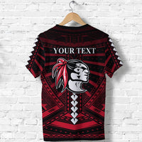 Custom Polynesian Red Raiders T Shirt Kahuku Hawaii School LT13 - Wonder Print Shop