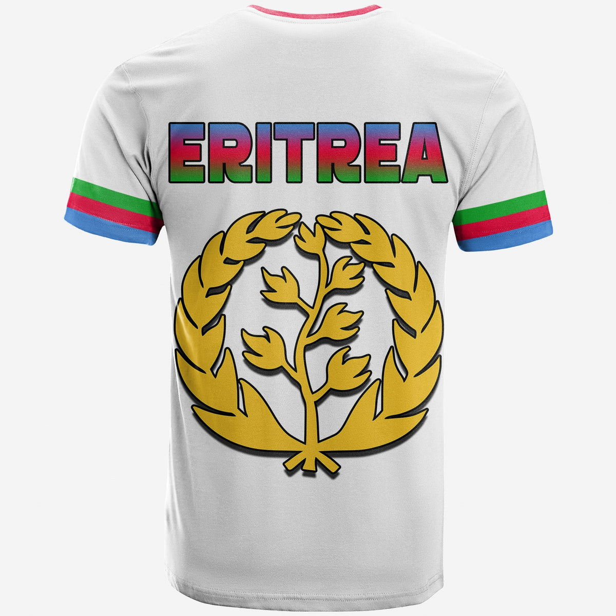 Eritrea T Shirt Striped Sporty Style LT13 - Wonder Print Shop