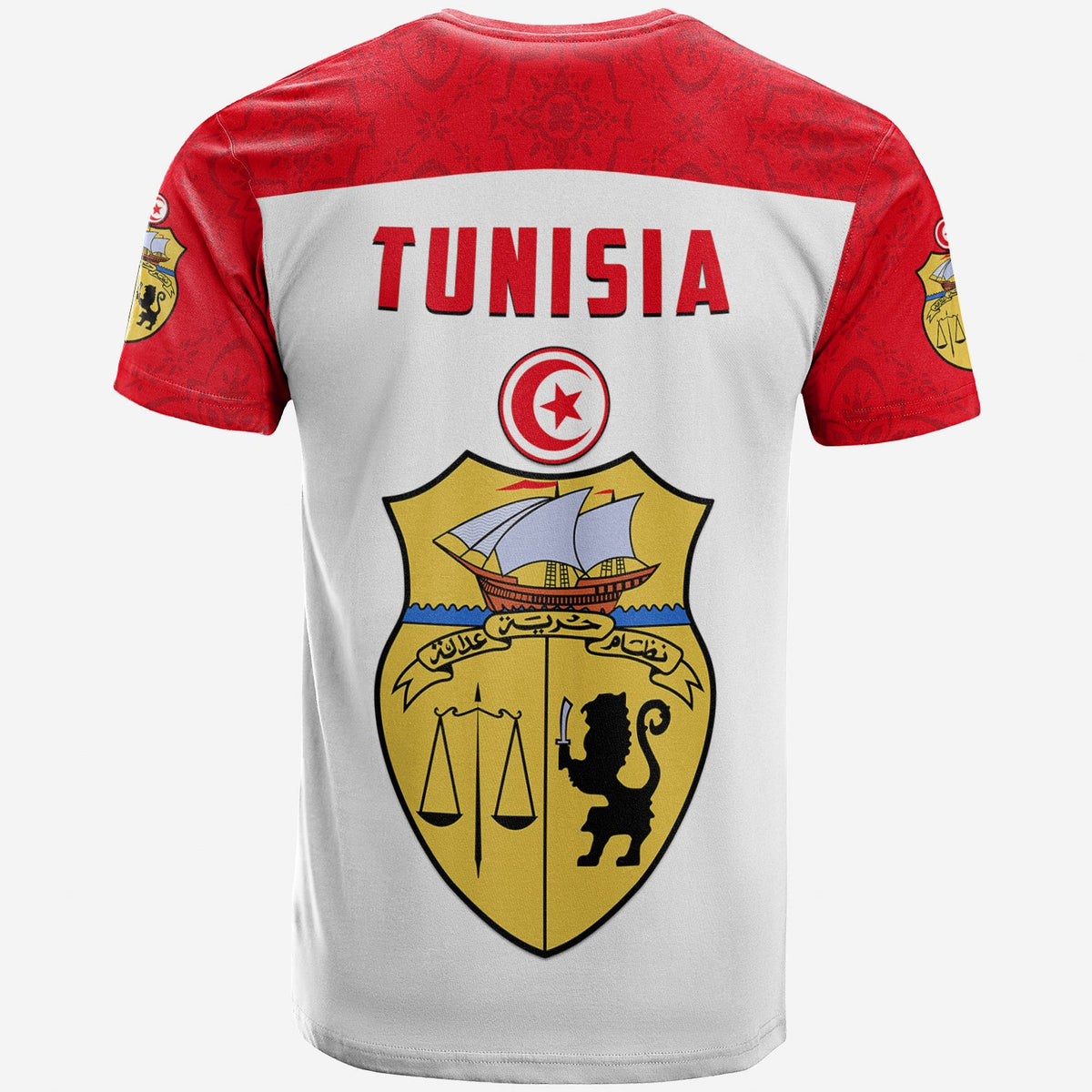 Tunisia T Shirt Tunisian Patterns Sporty Style LT13 - Wonder Print Shop