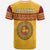 Sri Lanka T Shirt Traditional Pattern and Lion Flag LT13 - Wonder Print Shop