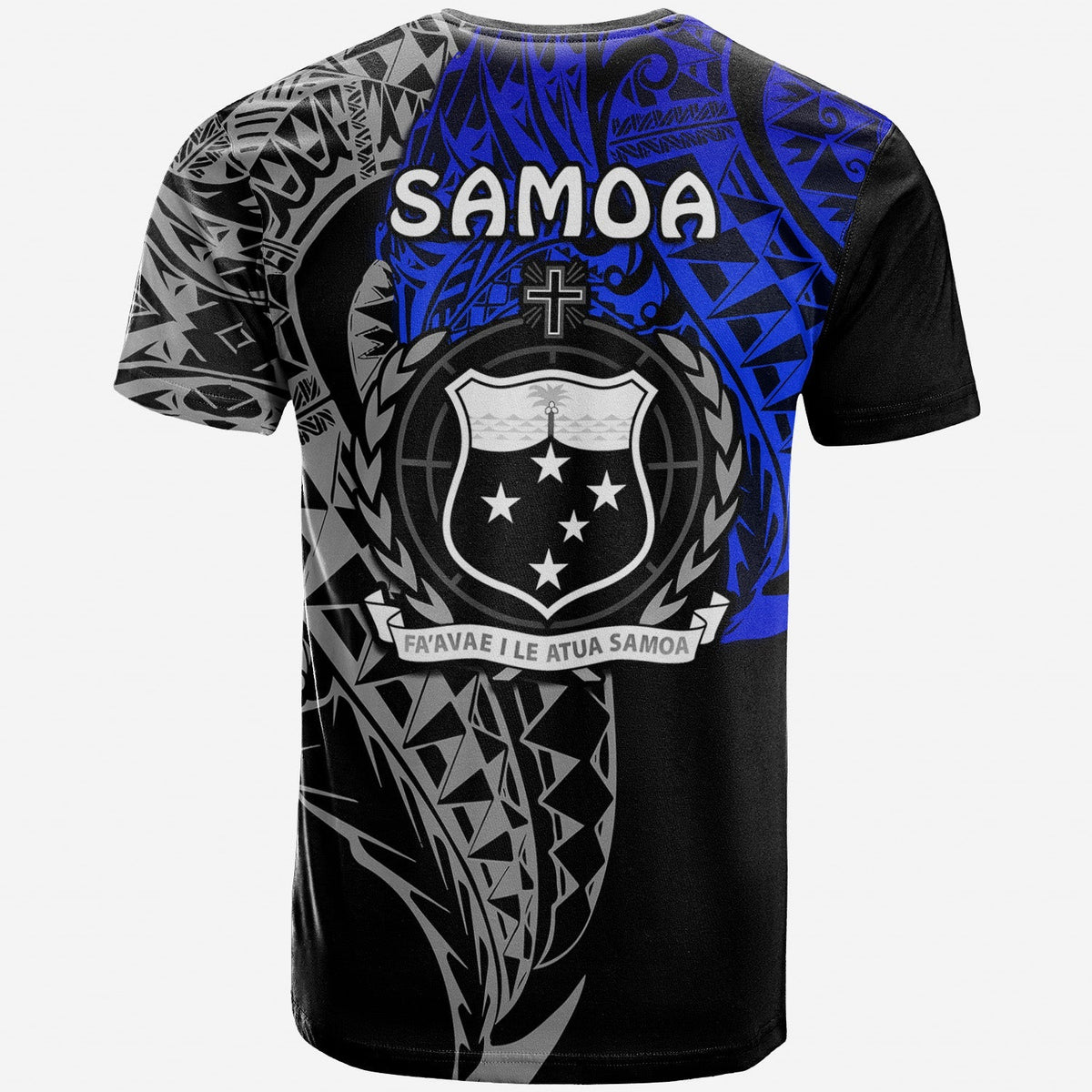 Siva Samoa T Shirt Nationaln Dance Mix Blue Polynesian LT13 - Wonder Print Shop
