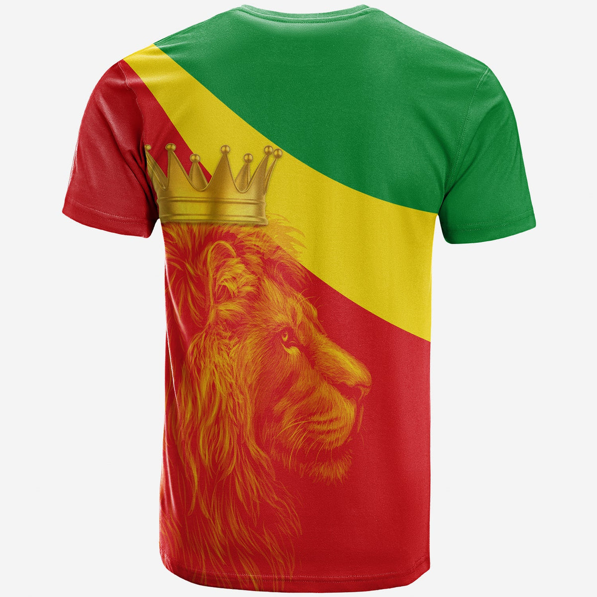 Custom Ethiopia T Shirt Ethiopian Cross and Lion of Judah LT13 - Wonder Print Shop
