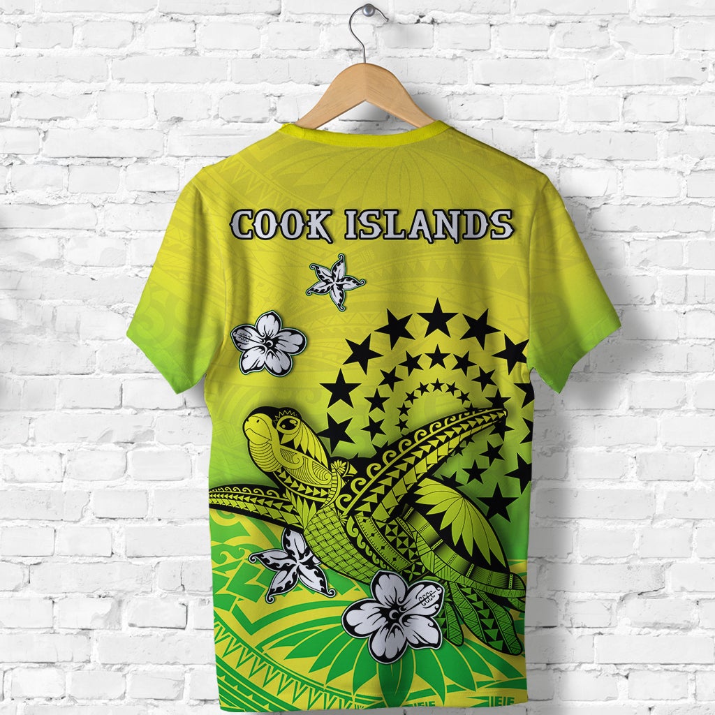 Cook Islands T Shirt Loved Polynesian Turtle LT13 - Wonder Print Shop