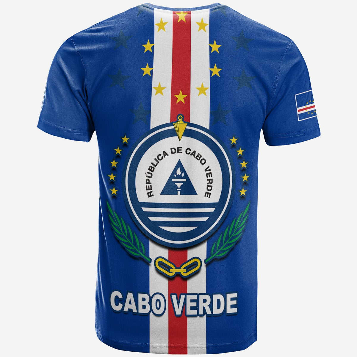 Cape Verde T Shirt Pride Cabo Verde LT13 - Wonder Print Shop