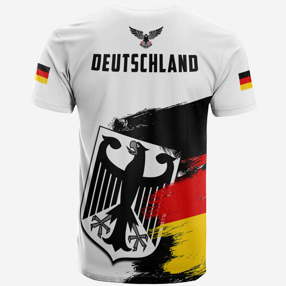 Germany T Shirt Grunge Deutschland Flag and Eagle LT13 - Wonder Print Shop