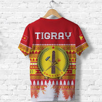 Tigray T Shirt Merry Christmas Mix African Pattern LT13 - Wonder Print Shop