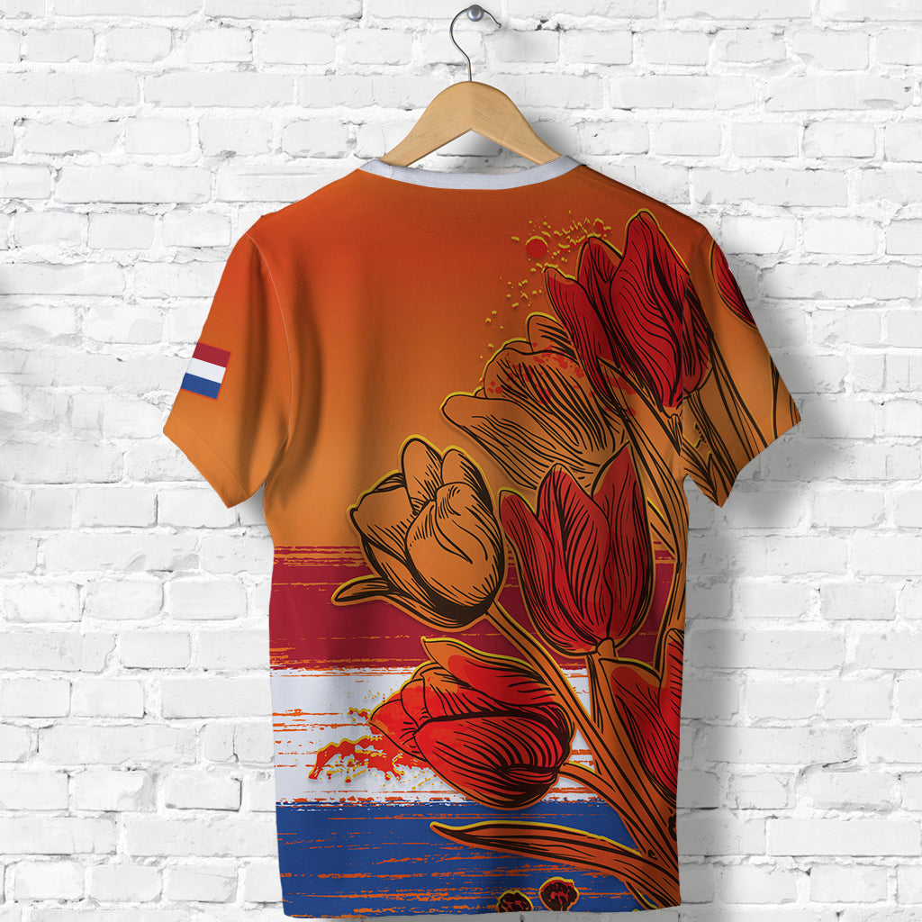 Netherlands T Shirt Style Tulip National Flower LT13 - Wonder Print Shop