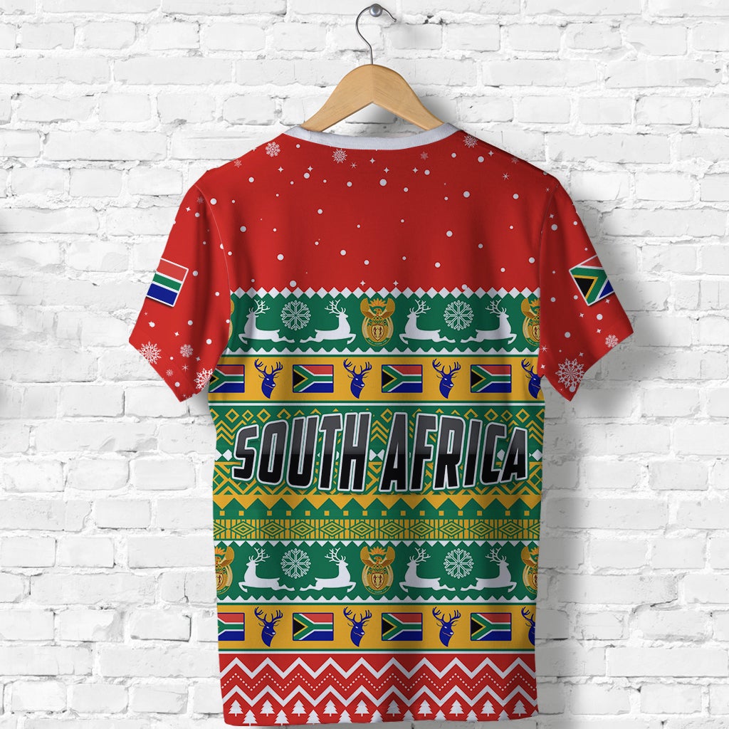 South Africa Christmas T Shirt African Springbok LT13 - Wonder Print Shop