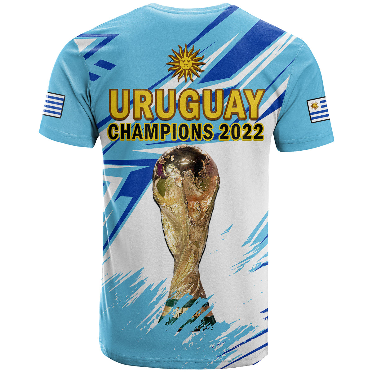 Uruguay Football T Shirt La Celeste WC 2022 Sporty Style - Wonder Print Shop