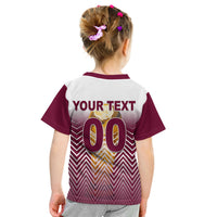 (Custom Personalised And Number) Qatar World Cup 2022 T Shirt KID Sport Style LT6 - Wonder Print Shop