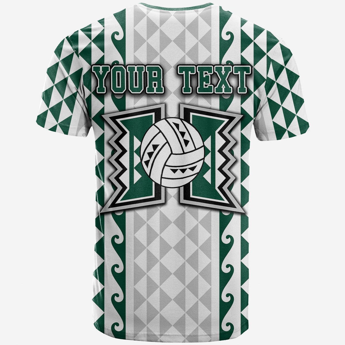 Custom Hawaii Rainbow Wahine VolleybT Shirt LT6 - Wonder Print Shop