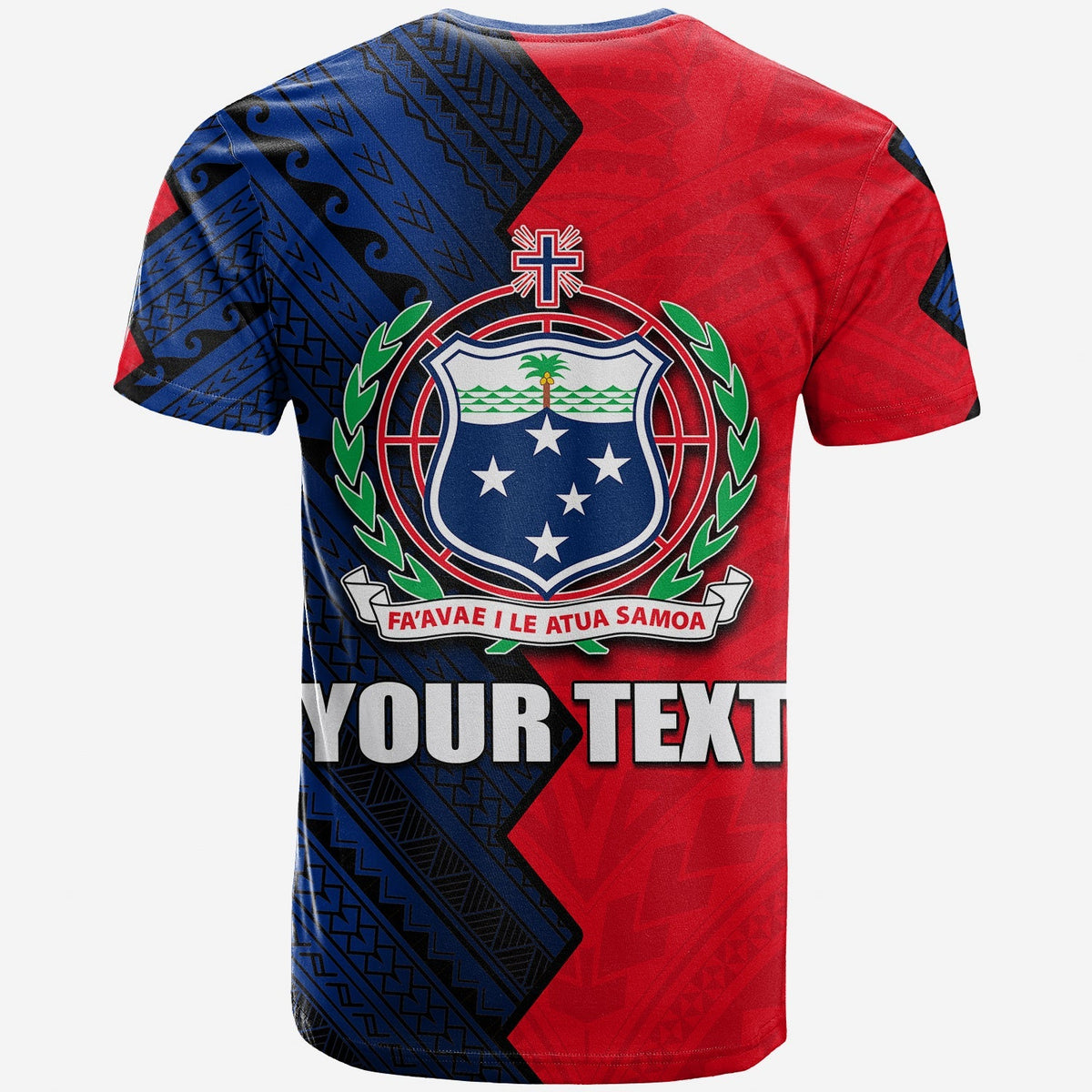 Custom F.A.S.T Samoa T Shirt Half Style LT6 - Wonder Print Shop