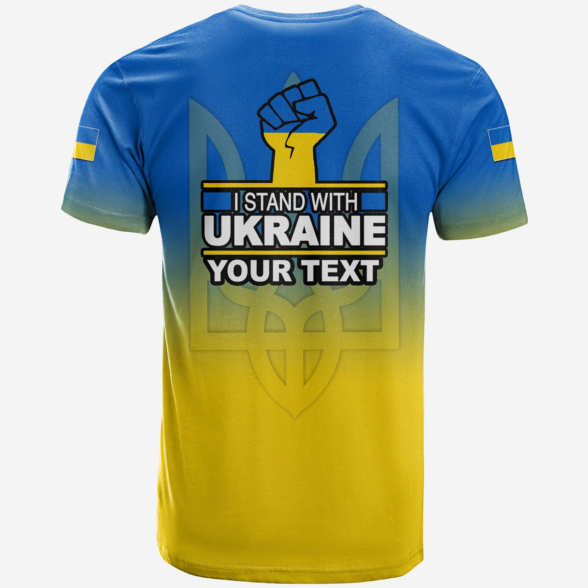 Custom Ukraine T Shirt With Map Stand With Ukraine LT6 - Wonder Print Shop
