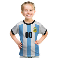 Custom Argentina Home T Shirt Mens World Cup Soccer Jersey LT6 - Wonder Print Shop