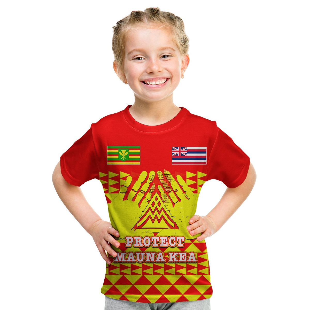 Custom Hawaii T Shirt KID Protect Mauna Kea LT6 - Wonder Print Shop