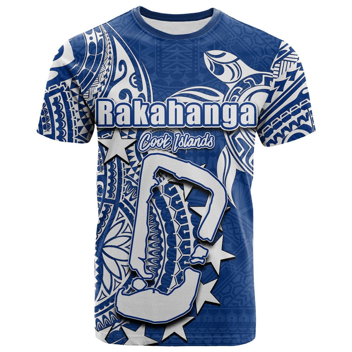 Custom Cook Islands T Shirt Rakahanga LT6 - Wonder Print Shop