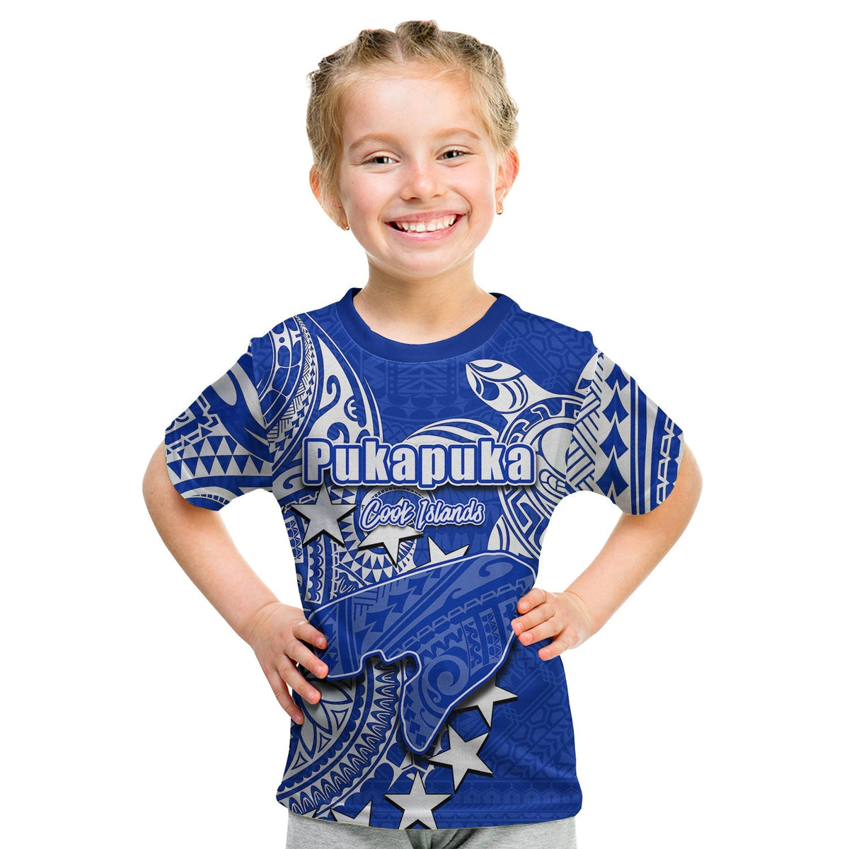Custom Cook Islands T Shirt KID Pukapuka LT6 - Wonder Print Shop