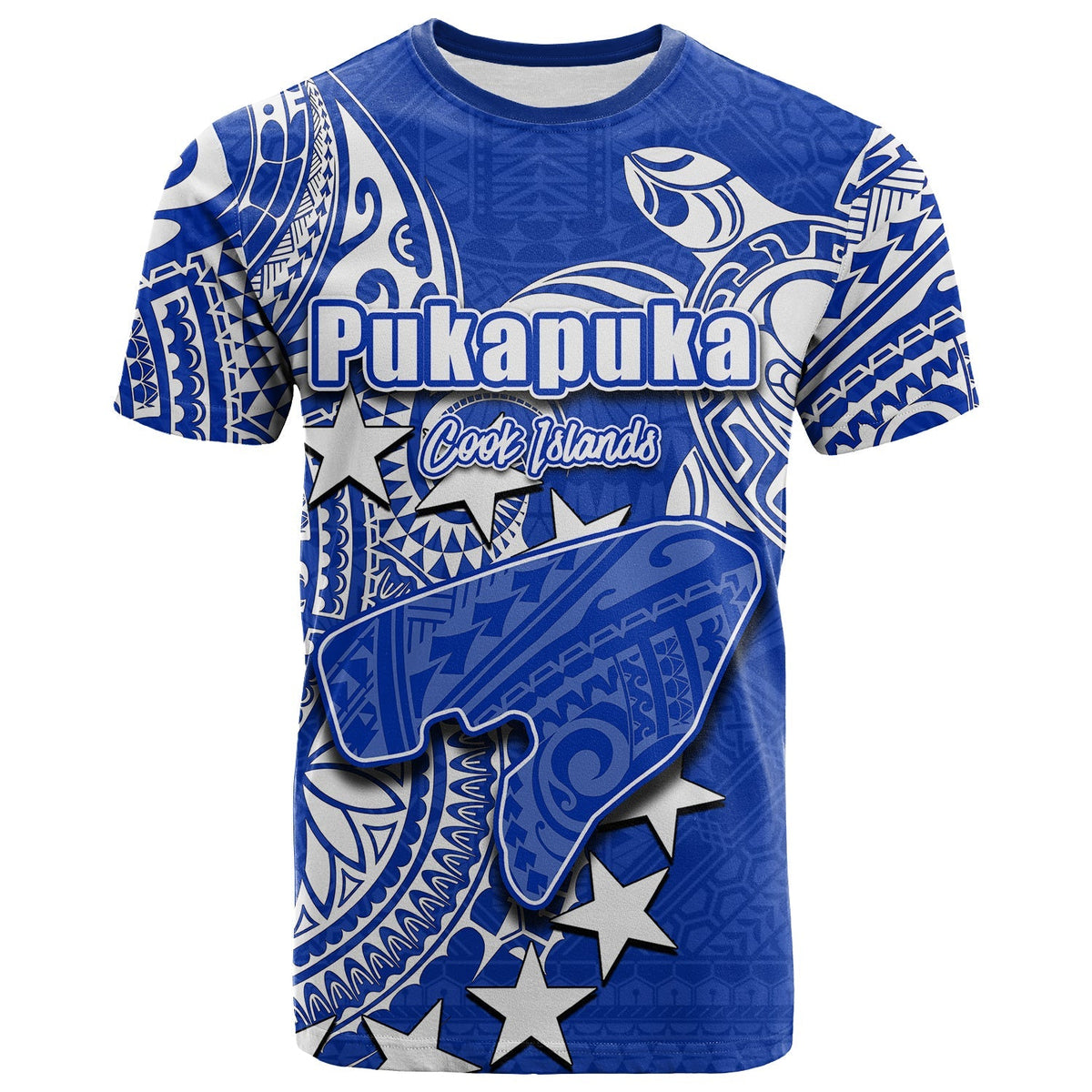 Custom Cook Islands T Shirt Pukapuka LT6 - Wonder Print Shop