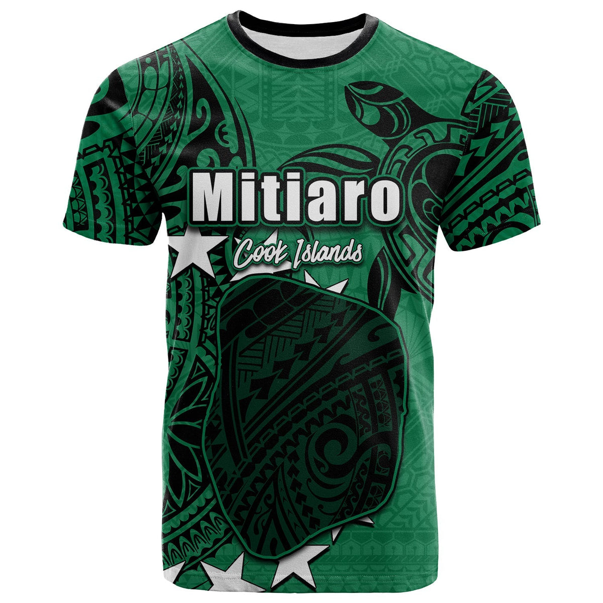 Custom Cook Islands T Shirt Mitiaro LT6 - Wonder Print Shop
