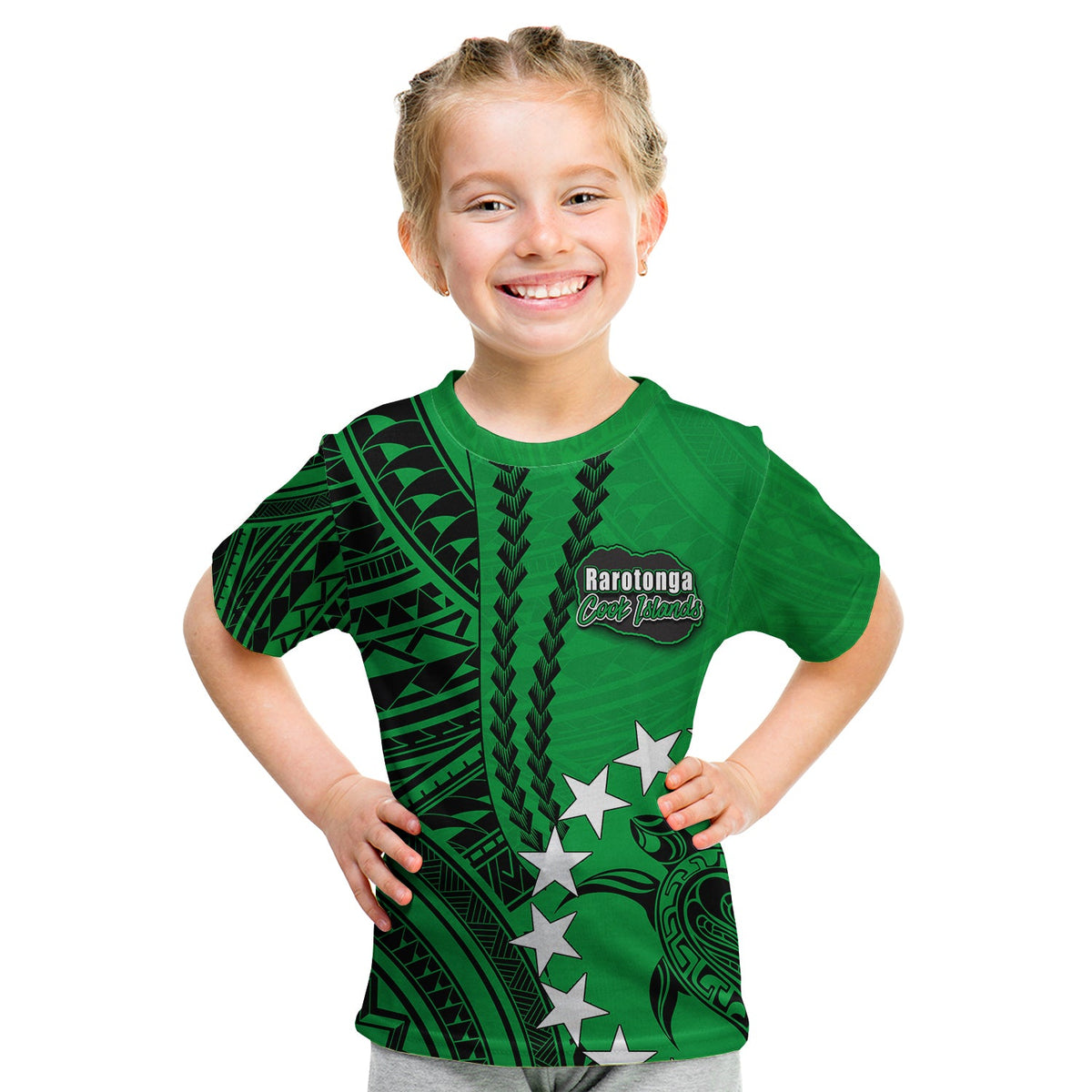 Cook Islands Rarotonga Polynesian T Shirt KID LT6 - Wonder Print Shop