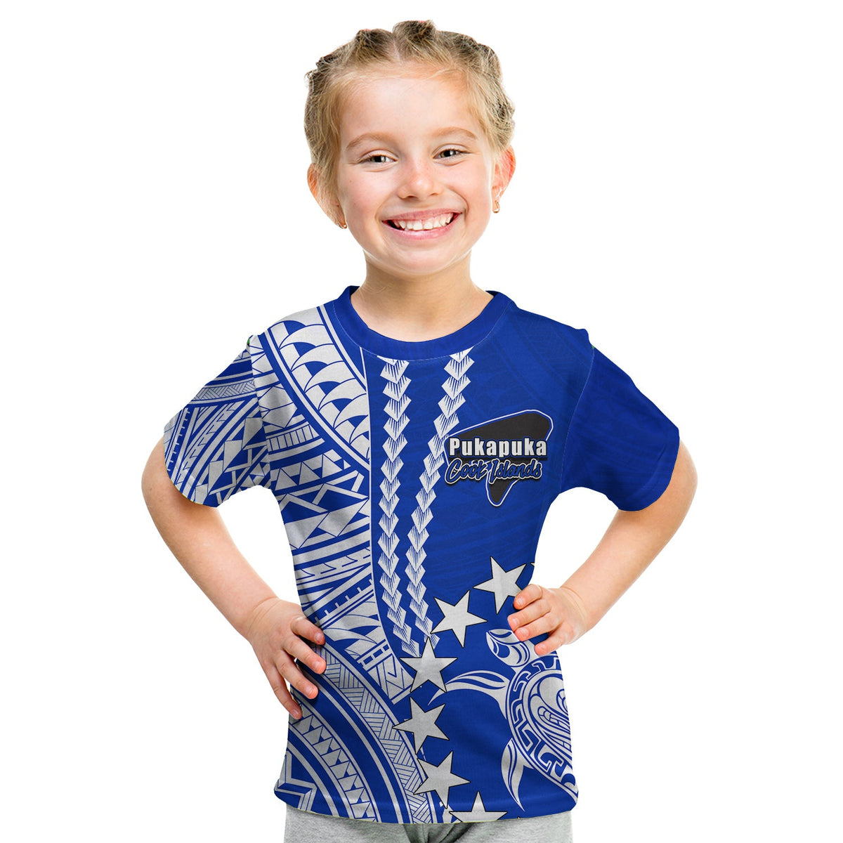 Cook Islands Pukapuka Polynesian T Shirt KID LT6 - Wonder Print Shop