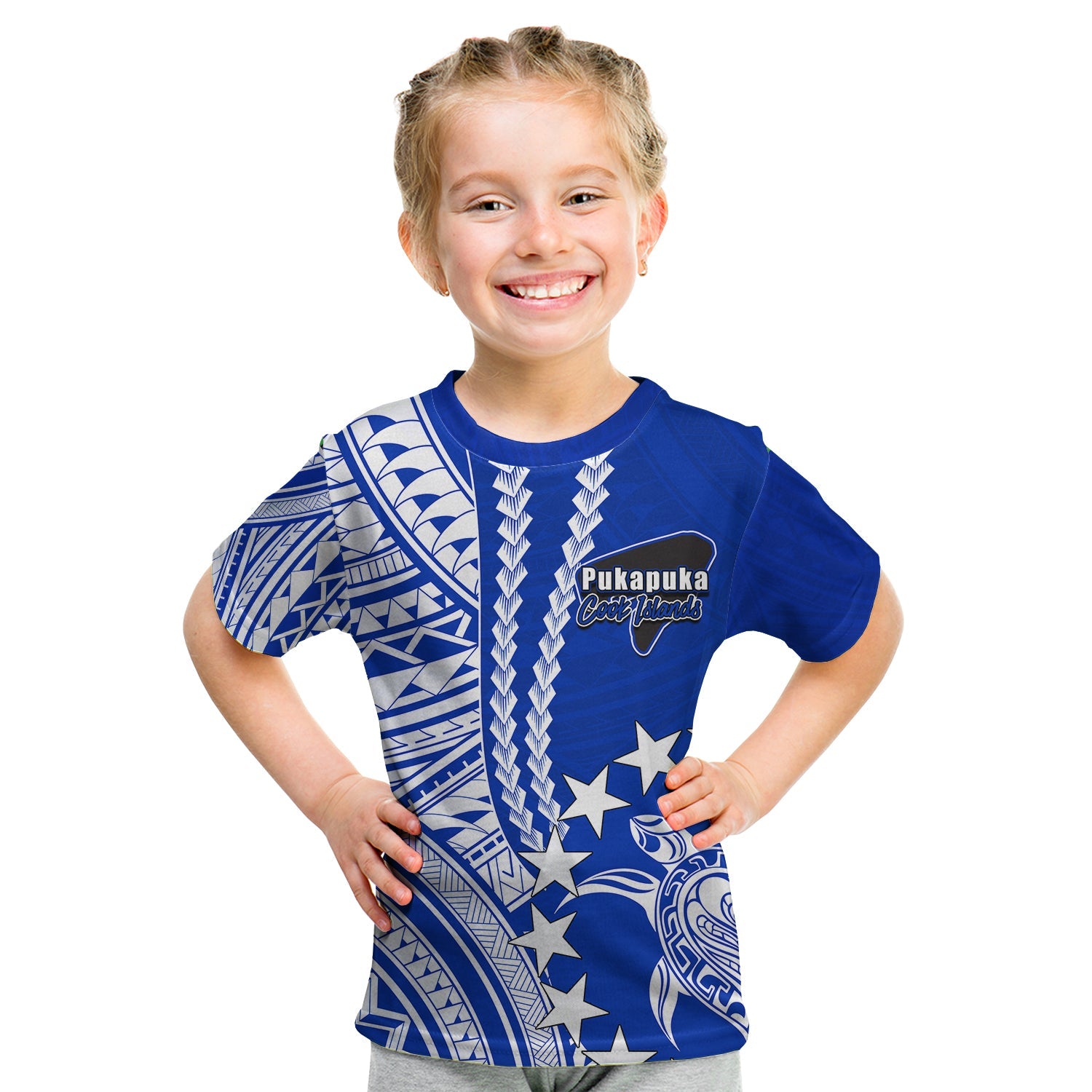 Cook Islands Pukapuka Polynesian T Shirt KID LT6 - Wonder Print Shop
