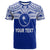 Custom Chuuk Flag T Shirt Micronesia Style Blue LT13 - Wonder Print Shop