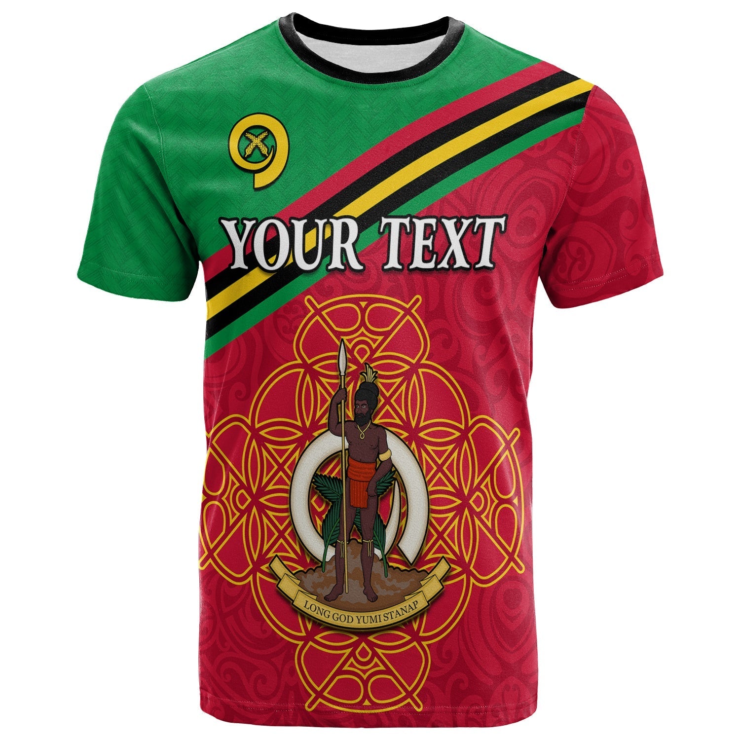 Custom Vanuatu T Shirt Pattern Sand Drawing LT13 - Wonder Print Shop