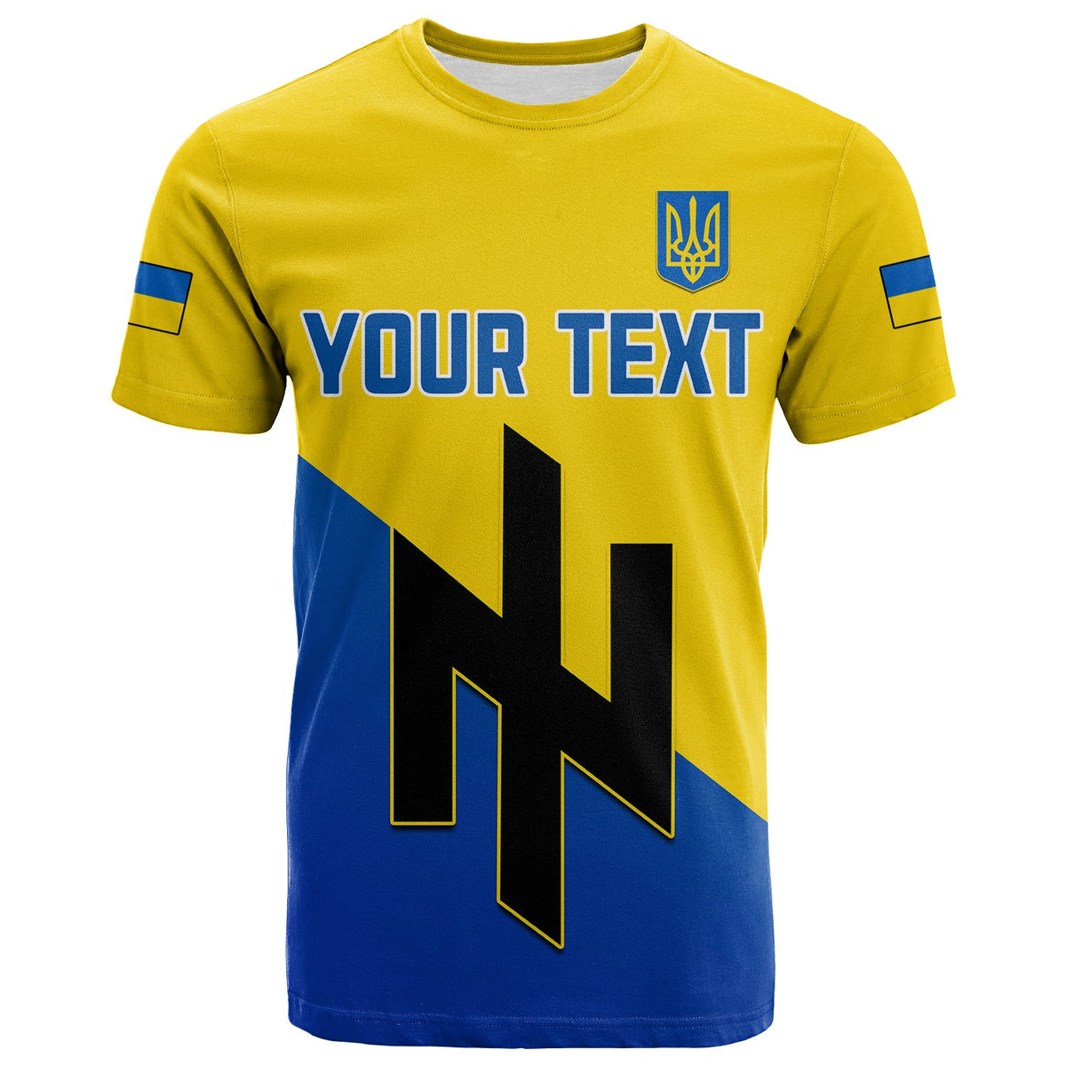 Custom Ukraine T Shirt Style Flag Come on LT13 - Wonder Print Shop