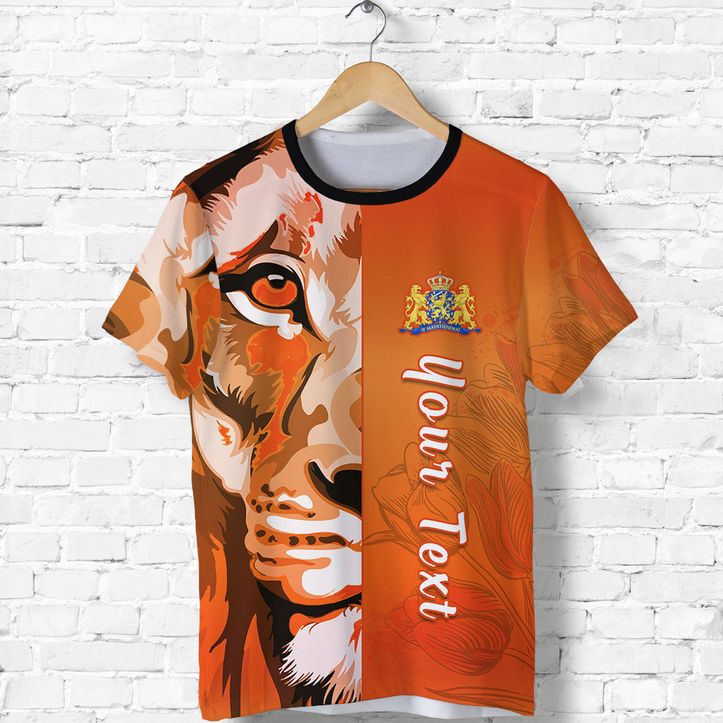 Custom Netherlands T Shirt Style Lusty Dutch Lion LT13 - Wonder Print Shop