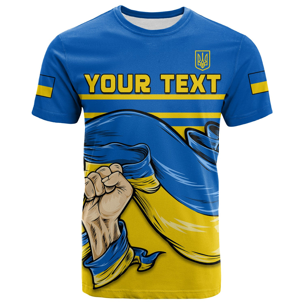 Custom Ukraine T Shirt Strong Ukrainian LT13 - Wonder Print Shop