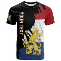 Custom Netherlands T Shirt Style Flag and Map Holland LT13 - Wonder Print Shop