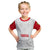 (Custom Text and Number) Tunisia T Shirt KID Tunisian Patterns Sporty Style LT13 - Wonder Print Shop