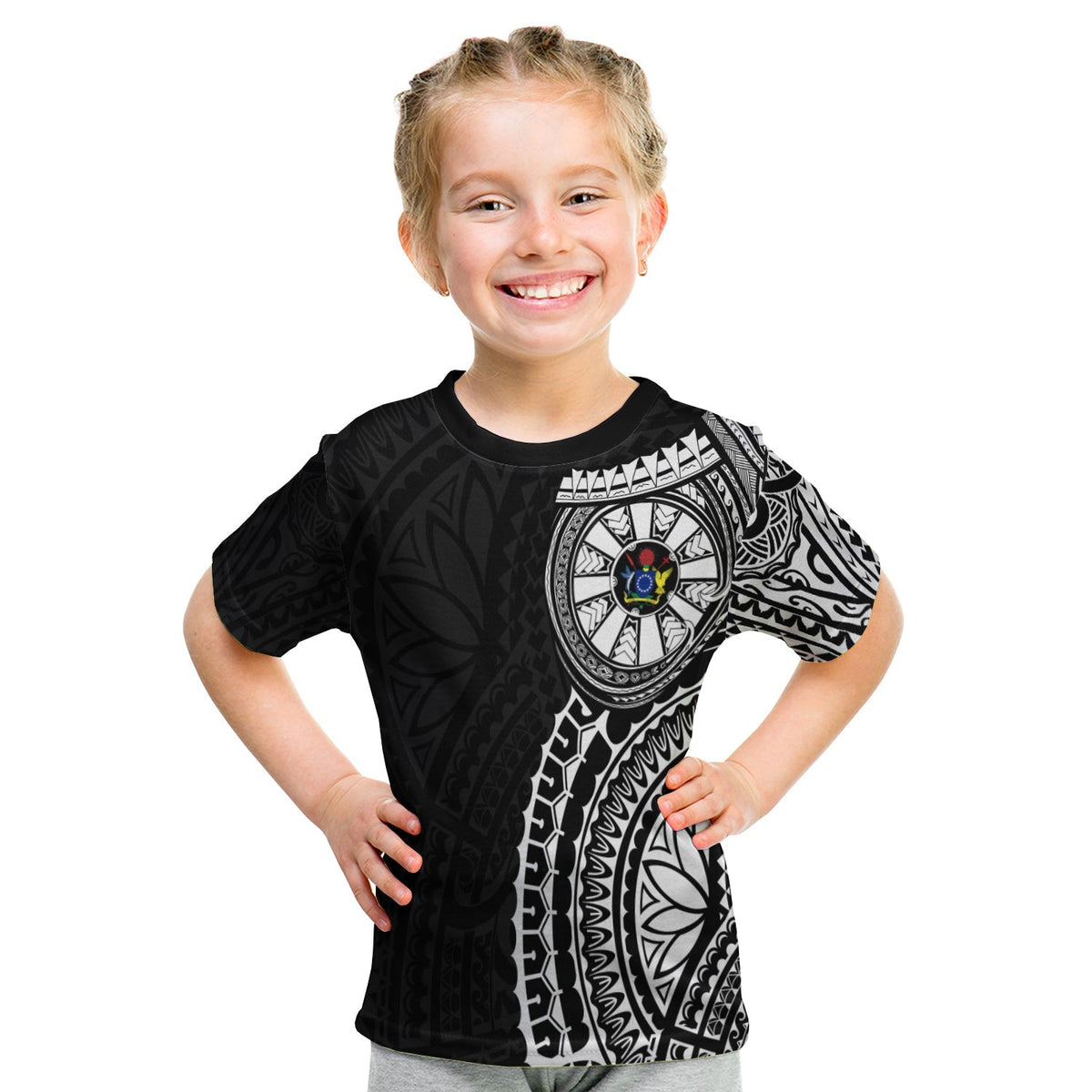 Cook Islands T Shirt KID Polynesian Cultural The Best For You LT13 - Wonder Print Shop