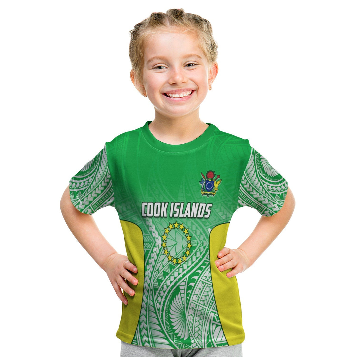 Cook Islands T Shirt KID Pattern Be Unique LT13 - Wonder Print Shop