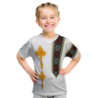 Ethiopia Tibeb T Shirt KID Ethiopian Cross Fashion LT13 - Wonder Print Shop