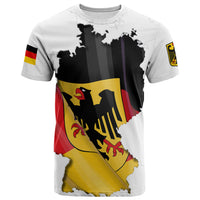 Germany T Shirt Grunge Deutschland Map and Coat Of Arms LT13 - Wonder Print Shop