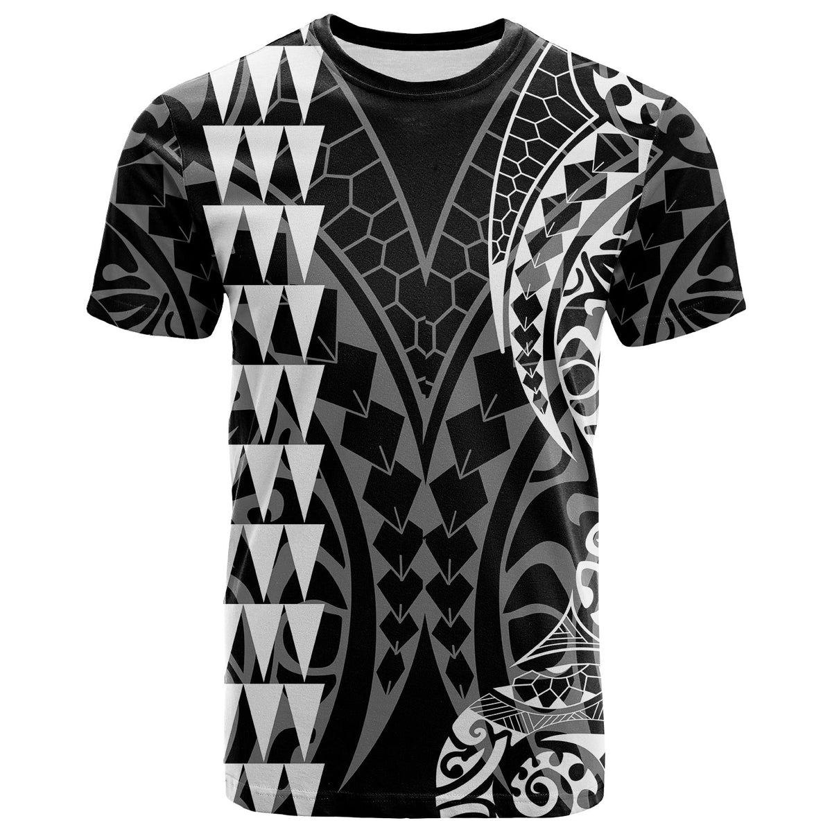 Kakau Polynesian Tribal T Shirt LT13 - Wonder Print Shop