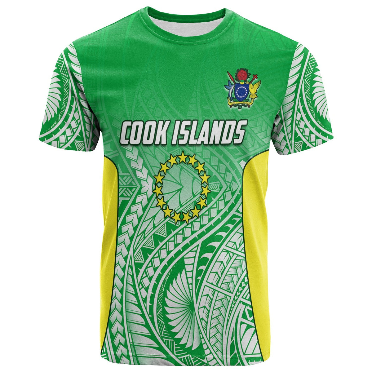 Custom Cook Islands T Shirt Pattern Be Unique LT13 - Wonder Print Shop